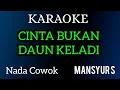 Download Lagu CINTA BUKAN DAUN KELADI ( Mansyur S ) KARAOKE DANGDUT NADA COWOK