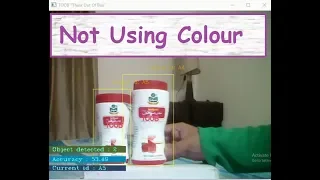 Multiple object detection without using color openCV python