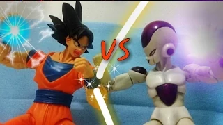 dragon ball z stop motion freeza vs goku and vegeta the power of freeza ep 2