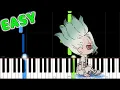 Download Lagu [EASY Piano Tutorial] Dr. STONE ED2 - Yume no You na [animelovemen]