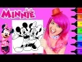 Coloring Minnie Mickey Mouse Disney Coloring Page Prismacolor Markers KiMMi THE CLOWN