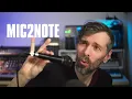 why not sing your notes - VOICE2NOTE Bitwig Studio 4 2b3