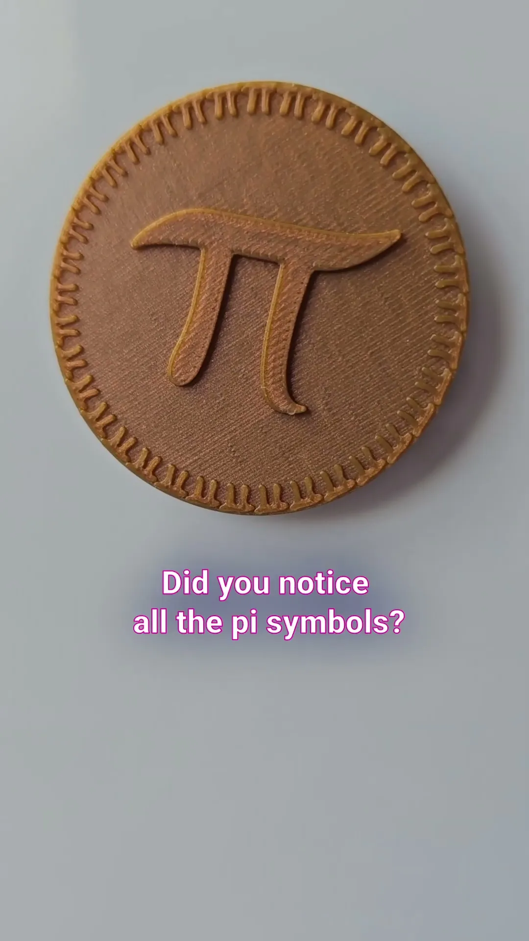 March Magnets - Day 4 #marchmagnets | Pie with pi symbols