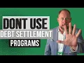 Dont use debt settlement companies