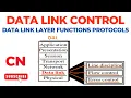 Data Link Control Data Link Layer Functions Protocols Computer Networks