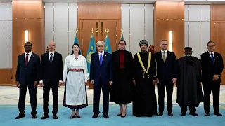 Новые послы в Казахстане: Президент принял верительные грамоты