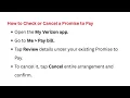 How To Set Up Promise To Pay on the Verizon App - Schedule Edit or Cancel Payment