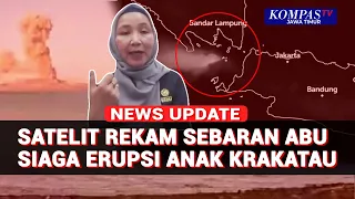 Dua Klaster Abu Vulkanik Anak Krakatau Terekam Satelit, PVMBG Bahas Soal Status Level 3 Siaga!