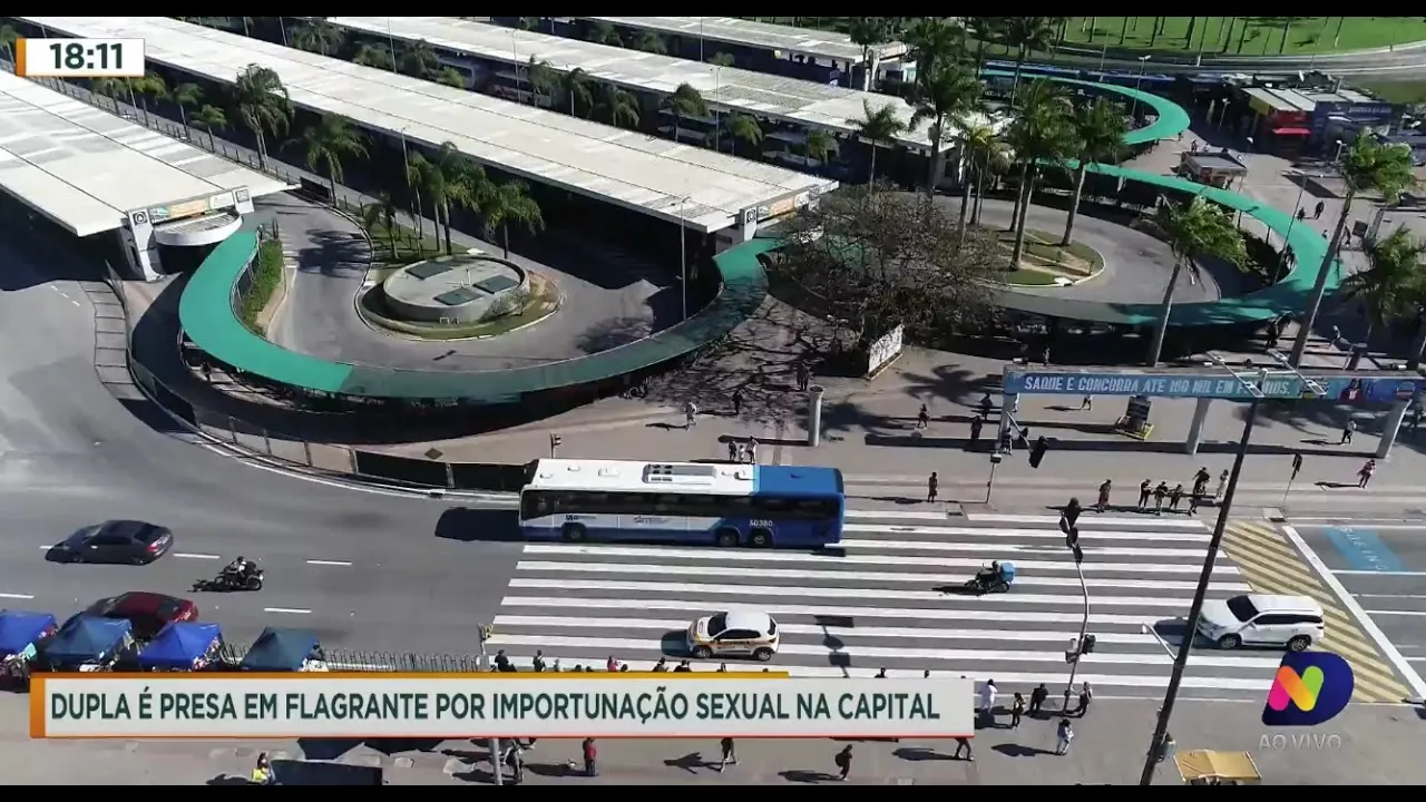 Dupla é presa em flagrante por importunação sexual em Florianópolis