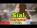 Download Lagu SIAL - Mahalini (KARAOKE) Nada Pria || D=DO (Sedang)