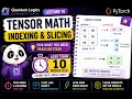 Tensor Indexing Slicing in PyTorch - Pick Rows Columns Easily