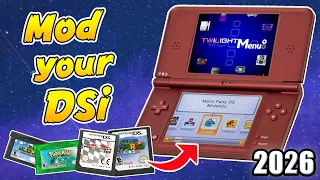 FULL GUIDE to Mod your DSi to play NDS GBA Games Twilight Menu 2026