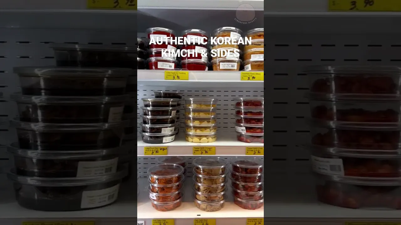 Authentic Korean Kimchi and banchan at vivocity fairprice