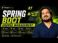 Spring Boot Mastery Course Management System Project Complete CRUD from Scratch