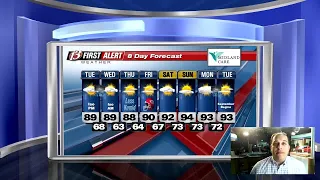 Near seasonal today storm risk tonight