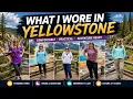 What I Wore in Yellowstone National park Grand Teton Vacation Looks