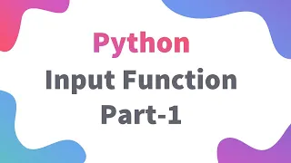 Using Input Function Part-I Class 11 12 IP Informatics Practices Python