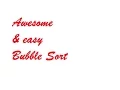 Bubble sort in 5 min Simple java programing