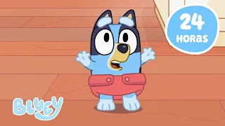 🔴EN VIVO: S1, S2, S3 Episodios completos de Bluey 💙  | 24 HORAS | Bluey Español Canal Oficial