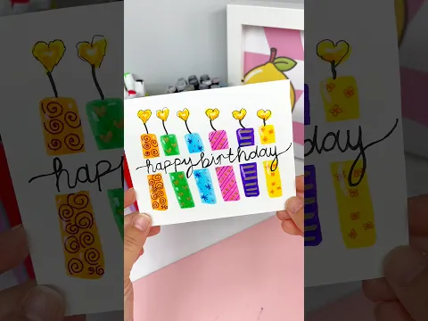 Let’s make a Gift Card | Gift Card İdea 🎁🌸🩷🎈