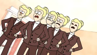 Regular Show Benson Saves The Park Workers From Susan 