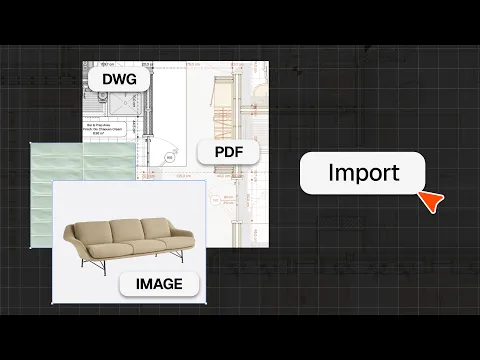 So importieren Sie DWG-, PDF- und Bilddateien
