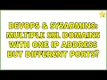 DevOps SysAdmins Multiple SSL domains with one IP address but different ports 2 Solutions
