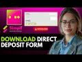 HOW TO DOWNLOAD DIRECT DEPOSIT FORM IN SIMPLII FINANCIAL NEW UPDATED 2024 GUIDE