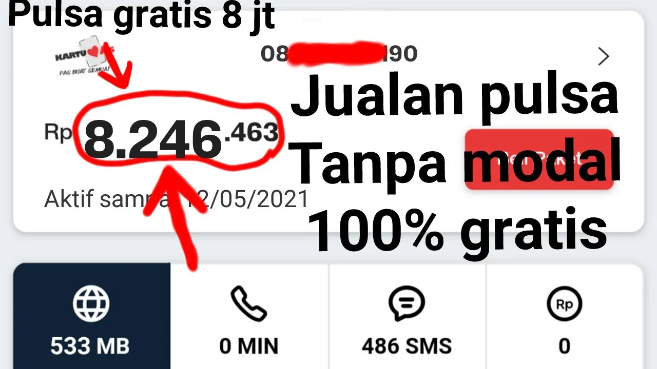 JUALAN PULSA TANPA MODAL PAKAI MITRA BUKALAPAK - UNTUNG SAMPAI JUTAAN RUPIAH !!