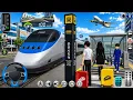 Bullet Train Adventure Metro Station Drive with Passengers Luggage Extreme City Gameplay