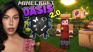 Becoming a Wine MASTER in Minecraft Oasis 2.0 LIVE #24