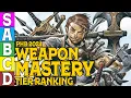 Tier Ranking the Weapon Masteries in D D 2024
