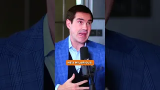 "He makes us laugh, but he's really down..." - the old comedian cliché. #jimmycarr #comedy #podcast