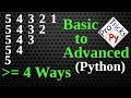 Python Pattern Program - Print Numbers in Triangle Shape Number Pattern Python Number Pattern 10