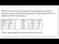 C Program To Find GCD using Pointers and Functions using Euclid s Algorithm