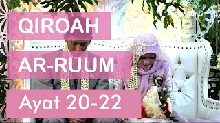 Download Menyentuh hati, Qiroah surat Ar-Ruum 20-22 pada Walimah Ustadzah Rossy dan Ustadz Fajar MP3