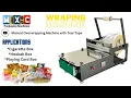 Manual Overwrapping Machine with Tear Tape Cigarette box - Wrapping machine