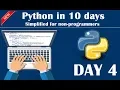 Day 4 of Python in 10 Days Loops