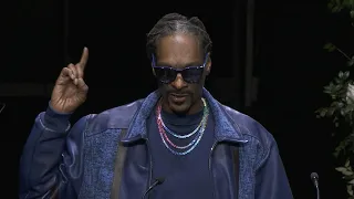 nipsey hussle memorial watch snoop doggs tearful tribute
