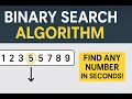 Binary Search Algorithm Explained Visually Step-by-Step with Python Code