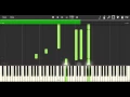 Lagu Toumei Na Sekai (Transparent World) - Glasslip OST [Piano tutorial] (Synthesia}