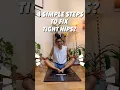 4 SIMPLE STEPS TO FIX YOUR TIGHT HIPS #yogawithdj #hipmobility
