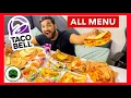 Eating all the Menu Food Challenge at Taco Bell Veggie Paaji