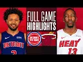 PISTONS at HEAT FULL GAME HIGHLIGHTS March 5 2024