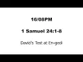 PM - 1 Samuel 24 1-8