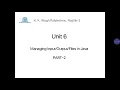 JPR-Managing File in Java PART 2