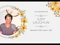 A Memorial Service Giving Thanks for the Life of Judy Laughlin