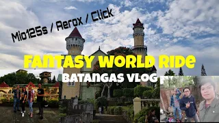 FANTASY WORLD LEMERY BATANGAS RIDE | MotoVlog | AEROX 155 | MIOi125s | HONDA CLICK | Neri's bakeshop