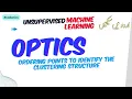 DBSCAN vs OPTICS Clustering Unsupervised Machine learning