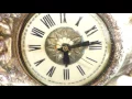 LANSHIRE T3 22KT GOLD ELECTRIC MANTEL CLOCK